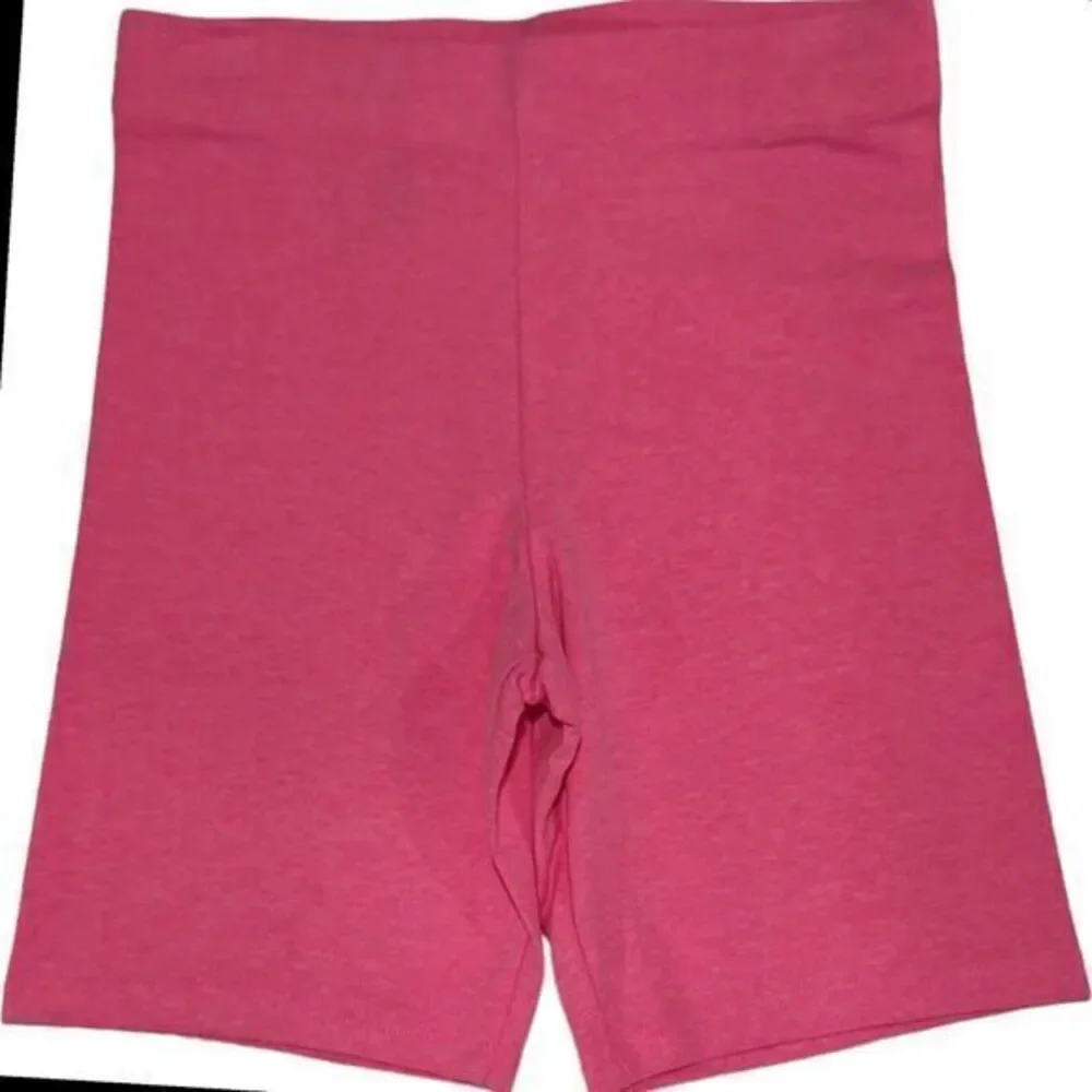 New 3 piece set of blouse and shorts‎ for girl pink/Green size 7/8